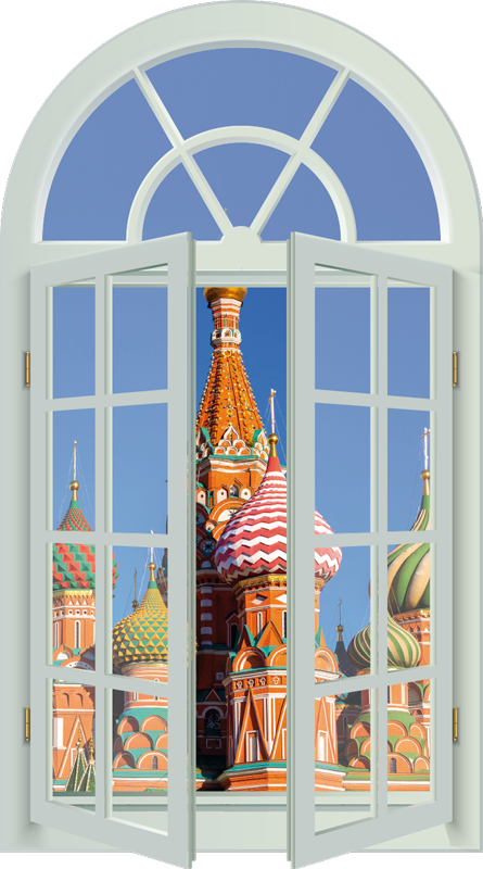 Landskapsplakat kremlin 3d - Tenstickers