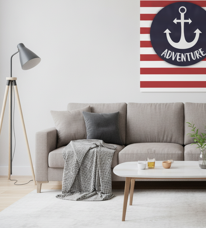 Plakat tenåringer med tilpassbar sjømannsankerkunst - Tenstickers