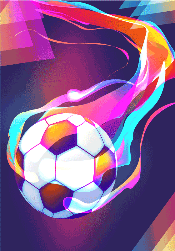 Voetbal fotballplakat til fans og samlere - Tenstickers