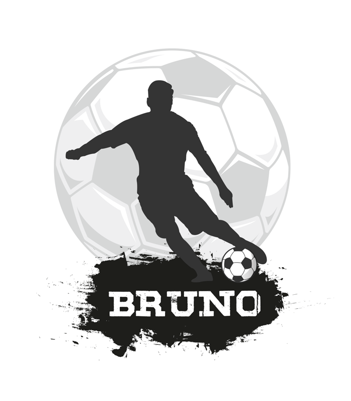 Fotballplakat tilpassbar fotball - Tenstickers