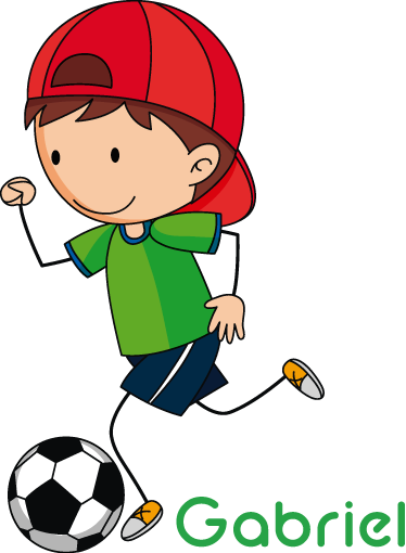 Fotballplakat med personlig barnefotballmotiv - Tenstickers