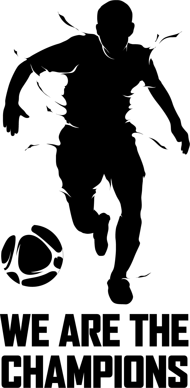 Vi er mesterne fotballplakat - Tenstickers