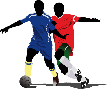 Fotballplakat ungdomshelter fotballspillere - Tenstickers
