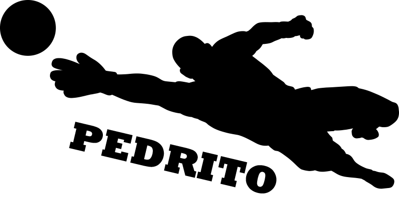 Fotballplakat tilpassbar vinyl fotballkeeper - Tenstickers