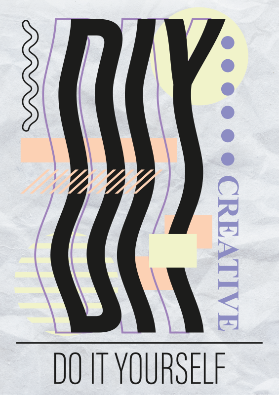 Gjør det selv plakatdesign - Tenstickers