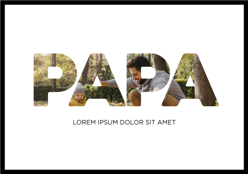 Papa min helt plakate for stua - Tenstickers