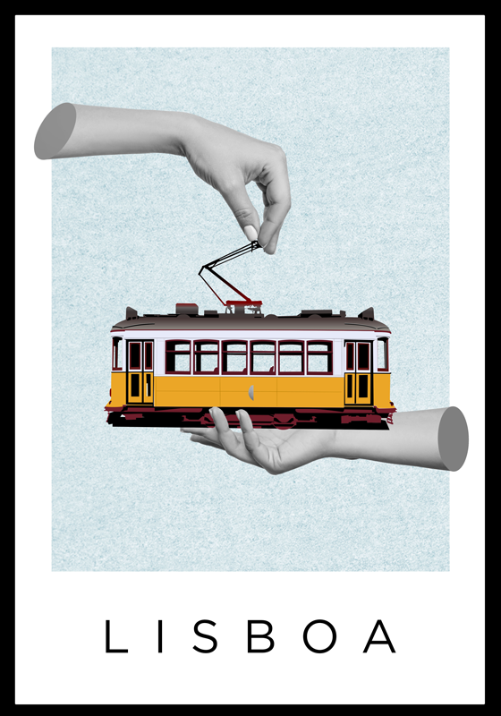 Lisboa-universitetet plakate til stuen - Tenstickers