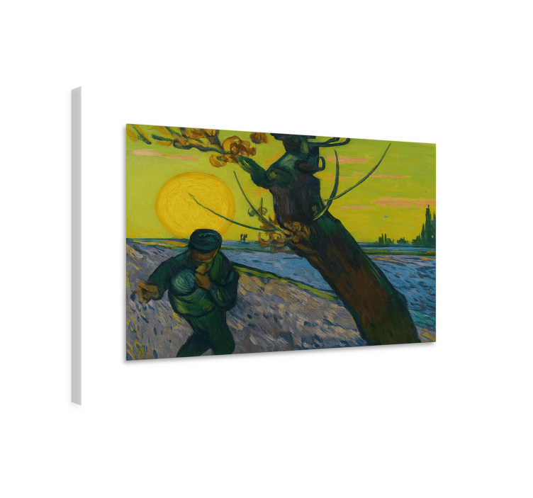 Såmannen van gogh kunst lerretsbilde - Tenstickers
