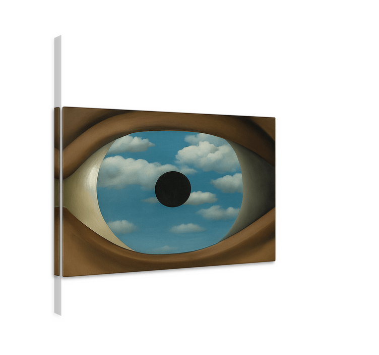 Det falske speilet kunst lerretsbilde - Tenstickers