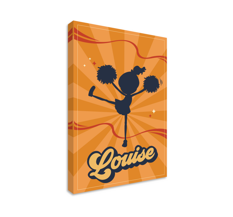 Personlig cheerleader personlig lerret - Tenstickers