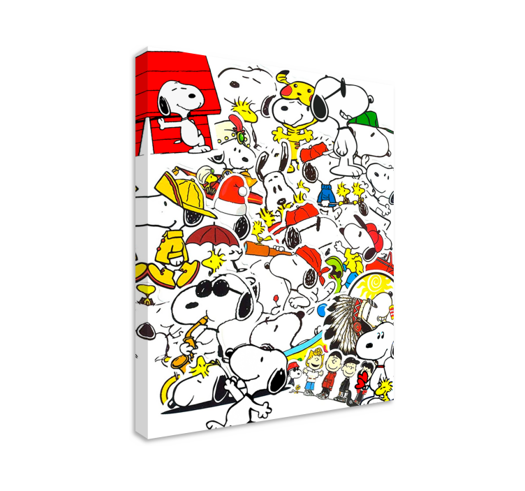 Snoopy karakter barnehageduk - Tenstickers