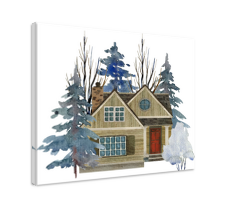 Rustikk stil rustikk lerretskunst - Tenstickers