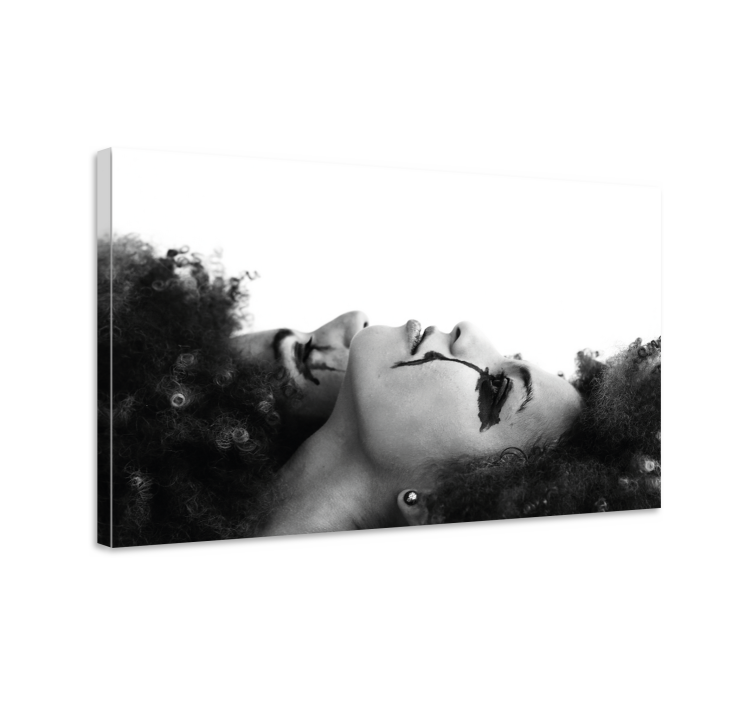 Lerretsbilde personer duale ansikter refleksjon - Tenstickers