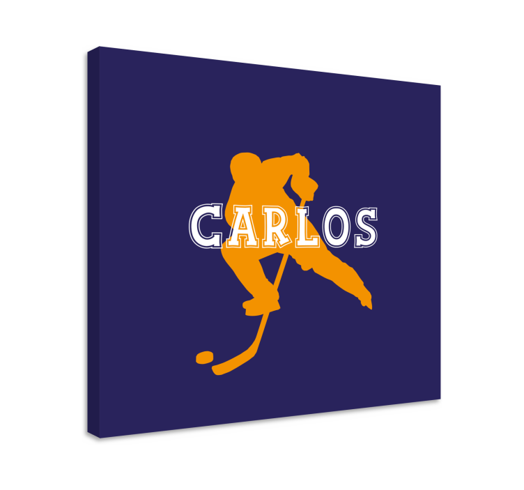 Sport lerretsbilde ishockeyspiller - Tenstickers