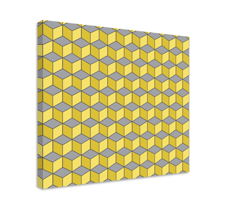 Pantone sqaures 3d lerretstrykk - Tenstickers