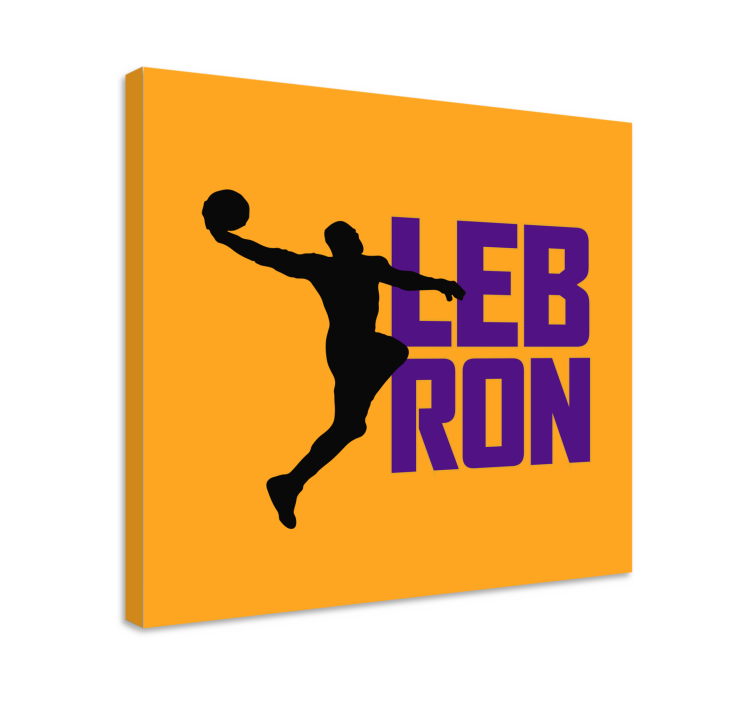 Lebron james kul basketball sport lerretsbilde - Tenstickers