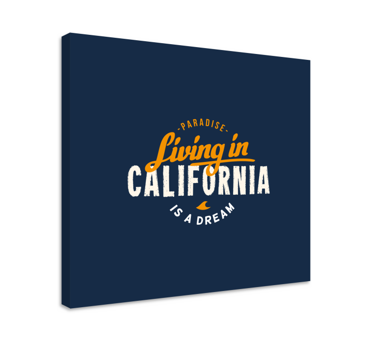 Lerretsbilde sagn livet i california - Tenstickers