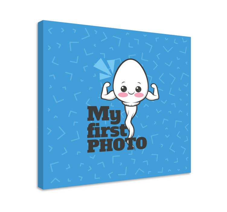 Baby lerretsbilde min første foto - Tenstickers