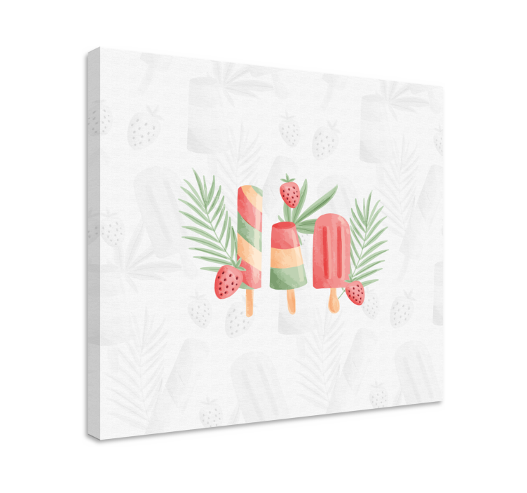 Frukt stillbilde lerretsbilde frosne fruktdesserter - Tenstickers