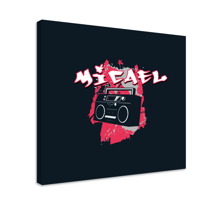 Lerretsbilde moderne urban lyd vibe - Tenstickers