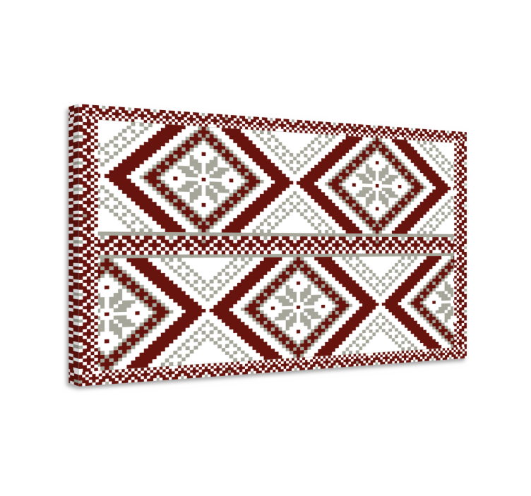 Lerretsbilde moderne geometrisk diamantkonsept - Tenstickers