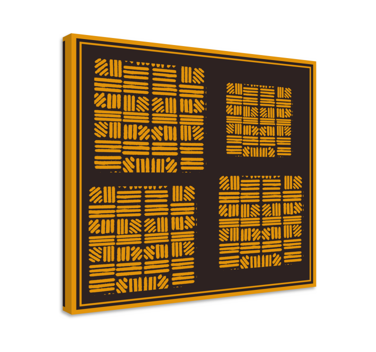 Lerretsbilde moderne geometrisk arrangement konsept - Tenstickers