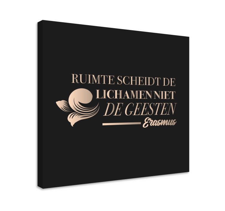 Menneskelig filosofi lerretsbilde tekster - Tenstickers