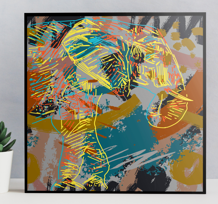 3d elefanter sprut vann elefant lerrettsbilde - Tenstickers