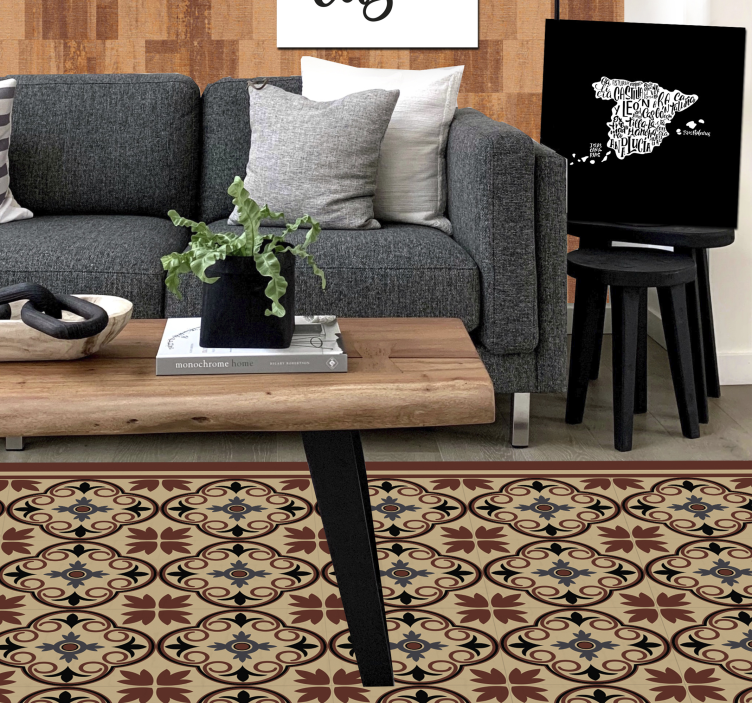 Lerretsbilde verdenskart kreativ kartografi - Tenstickers