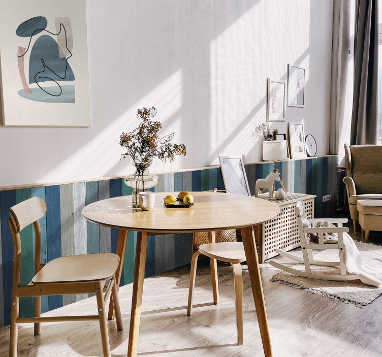 Elegant litografi lerretsbilde studierom - Tenstickers