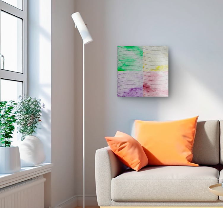 Ramblas fliser lerretsbilde til stue - Tenstickers