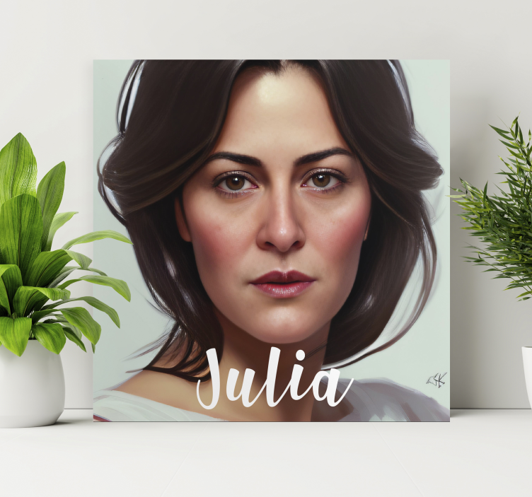 Din avatar egne navn lerretsbilde - Tenstickers