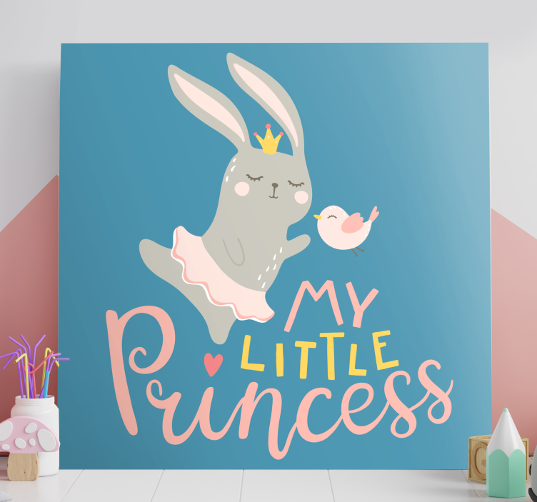 Bebe conejo frase mi princesa barnehageduk - Tenstickers