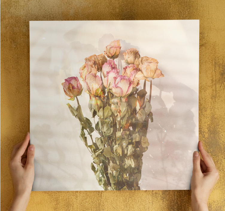 Bunch of roses blomst lerretsbilde - Tenstickers