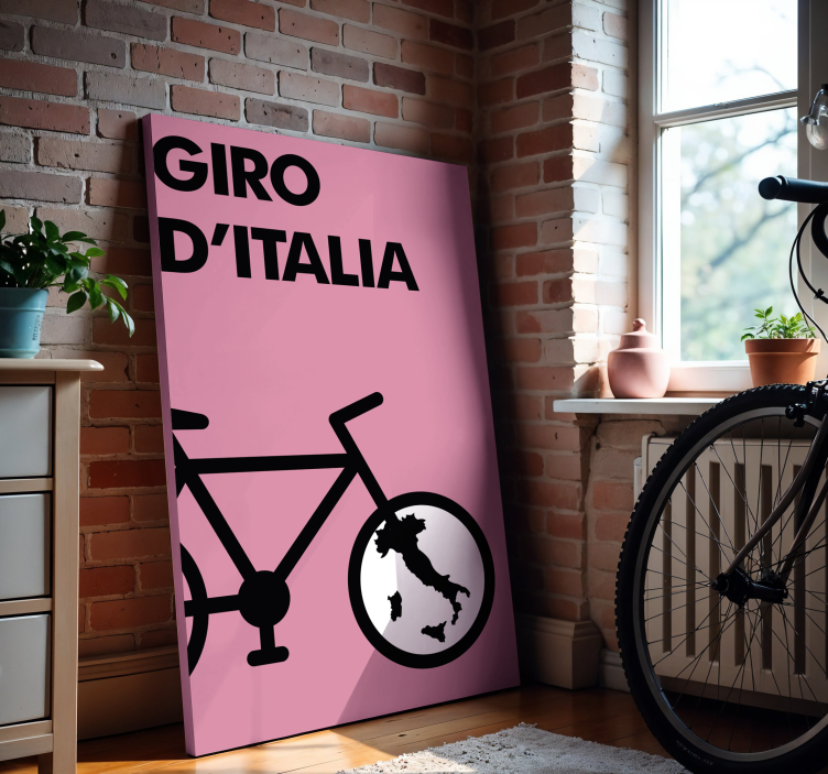 giro d'italia ikon sport lerretsbilde - Tenstickers