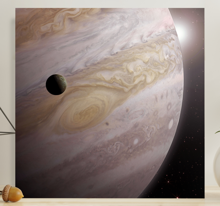 Jupiter kosmiske dans dinosaurs lerretsbilde - Tenstickers