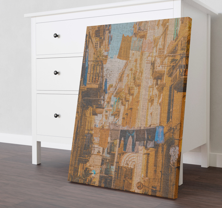 Klessnor på henger i naples lerretstrykk - Tenstickers