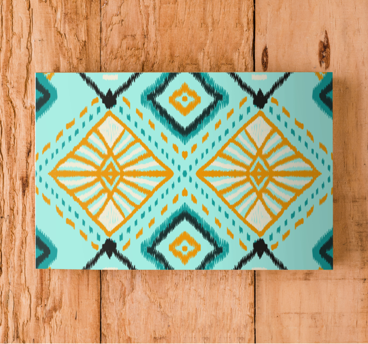 Lerretsbilde musikal geometrisk motivkunst - Tenstickers