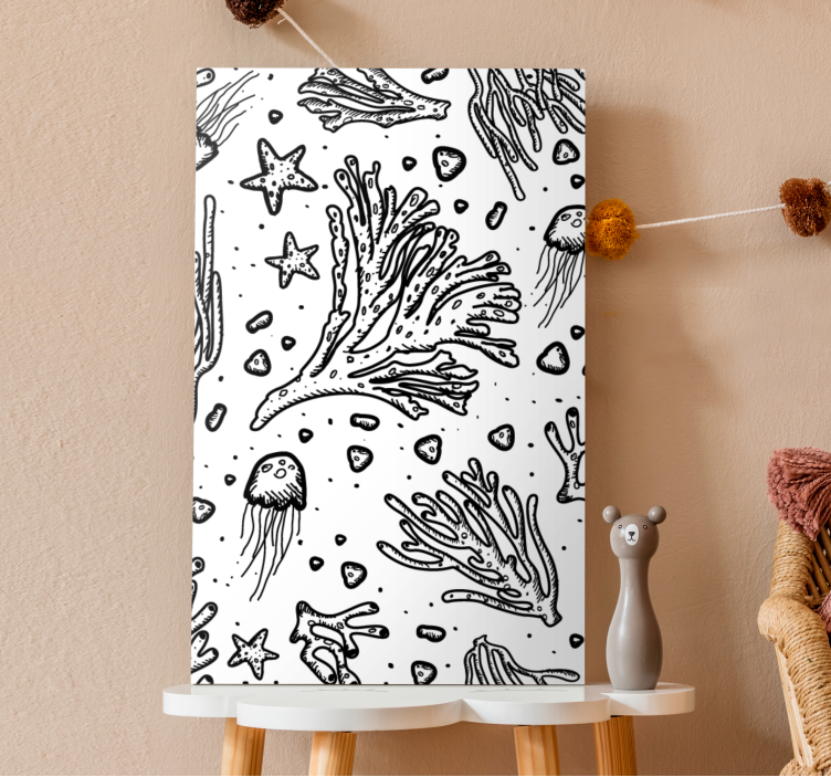 Lerretsbilde seilere korallrev liv - Tenstickers