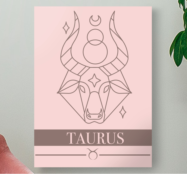 Lerretsbilde superhelter stjernetegn taurus - Tenstickers