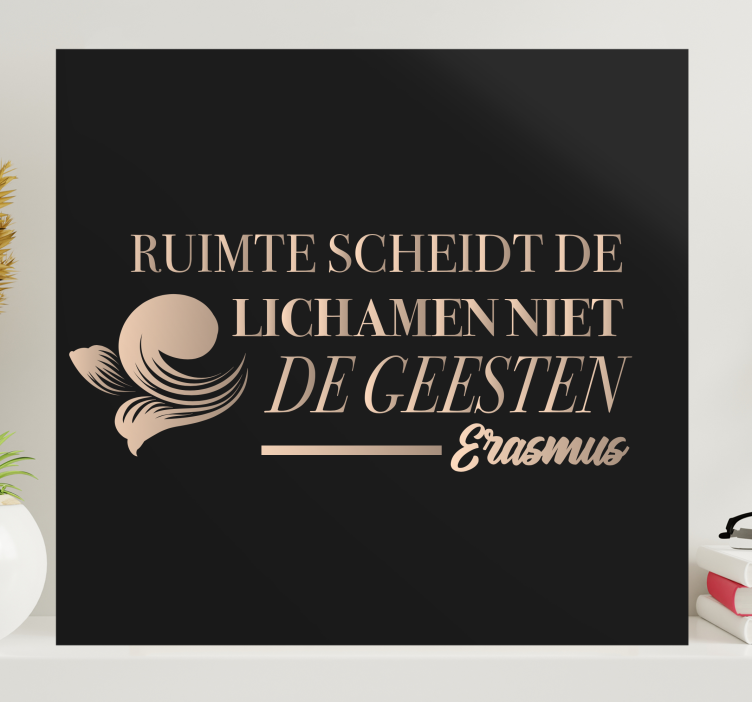 Menneskelig filosofi lerretsbilde tekster - Tenstickers