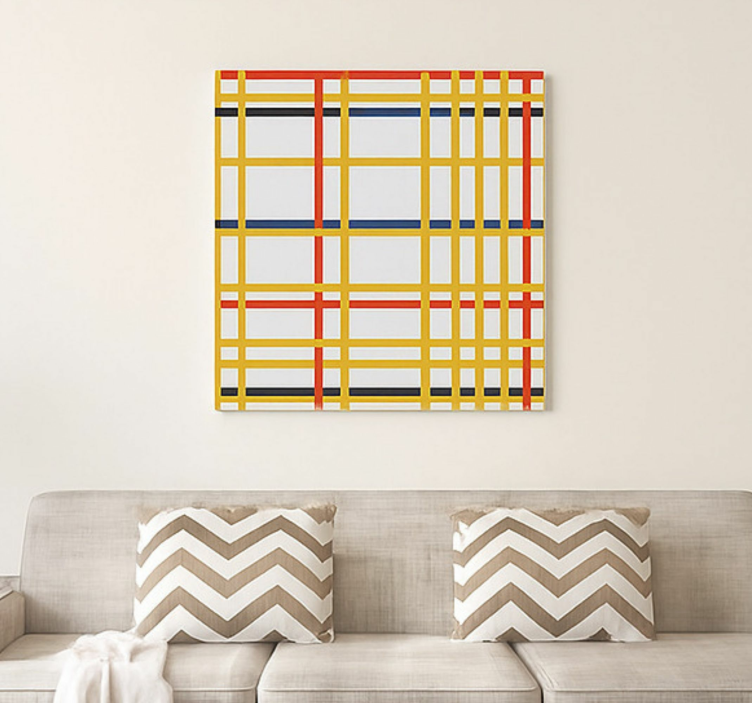 New york city i sport lerretsbilde - Tenstickers