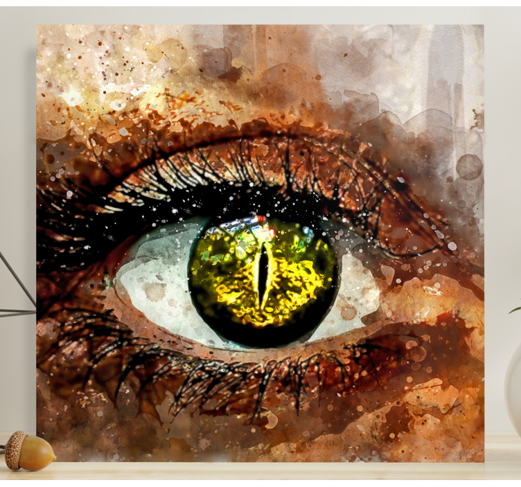 øyesprut lerretsbilde kunst - Tenstickers