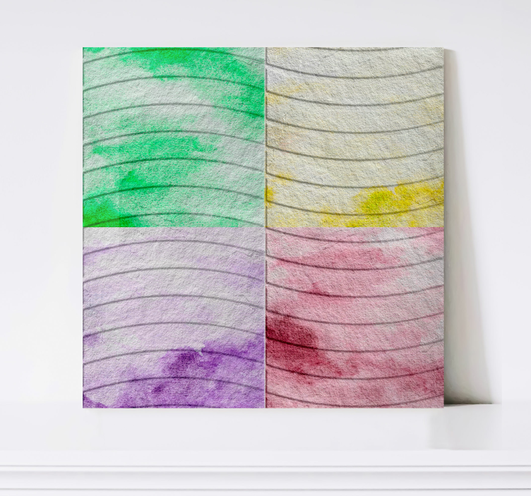 Ramblas fliser lerretsbilde til stue - Tenstickers