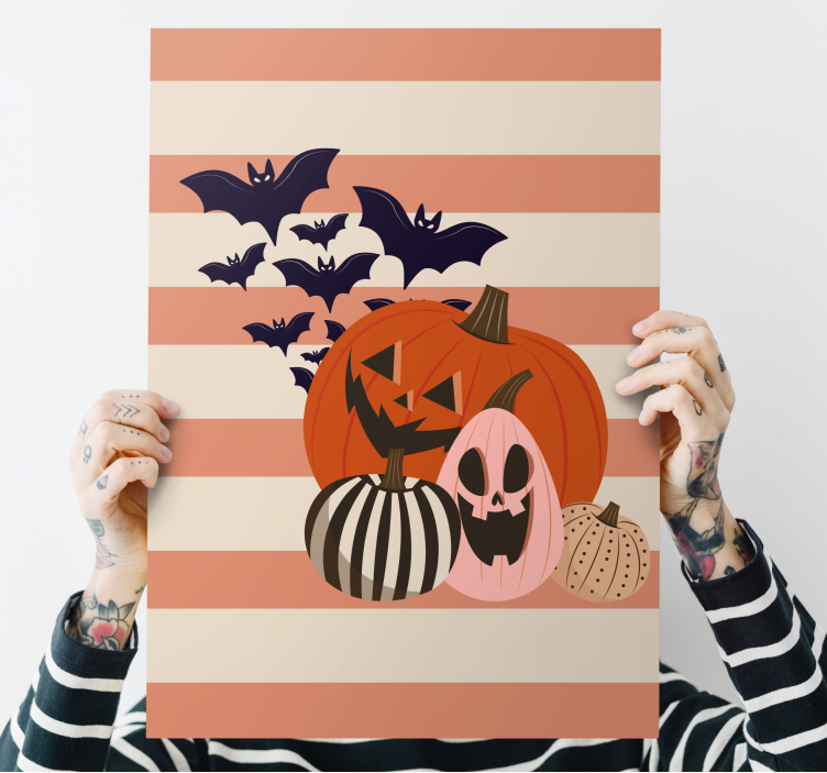 Sport lerretsbilde halloween gresskar samling - Tenstickers