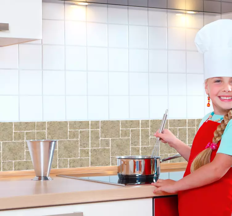 Marmor bad flis klistremerke - Tenstickers