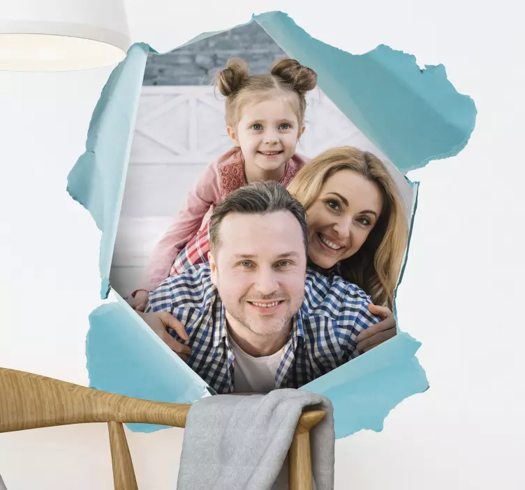 Trompe l'oeil landskap vegg klistremerke - Tenstickers