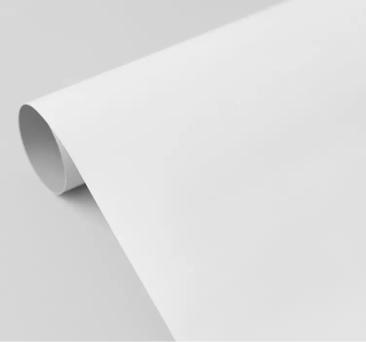 Hvit vanlig ark vinyl for vegg - Tenstickers