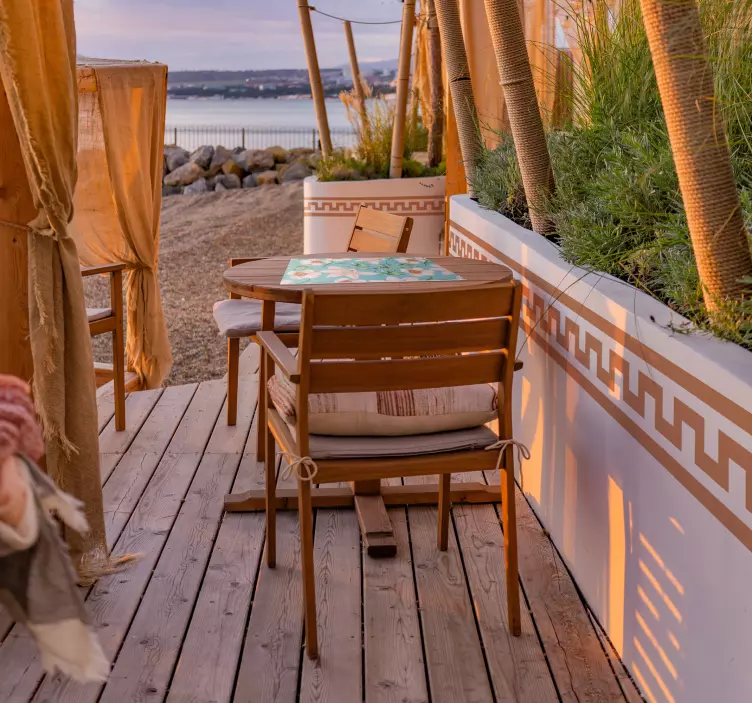 Egyptisk border sticker - Tenstickers