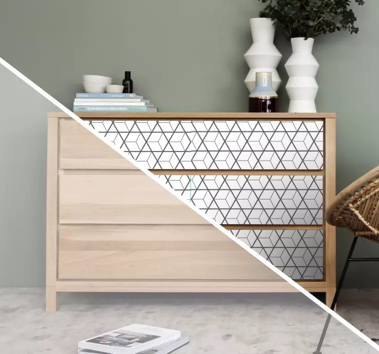 Skandinaviske motiv møbler klistremerke - Tenstickers